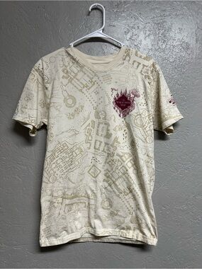 The Marauders Map Short Sleeve Tee from universal studios size medium